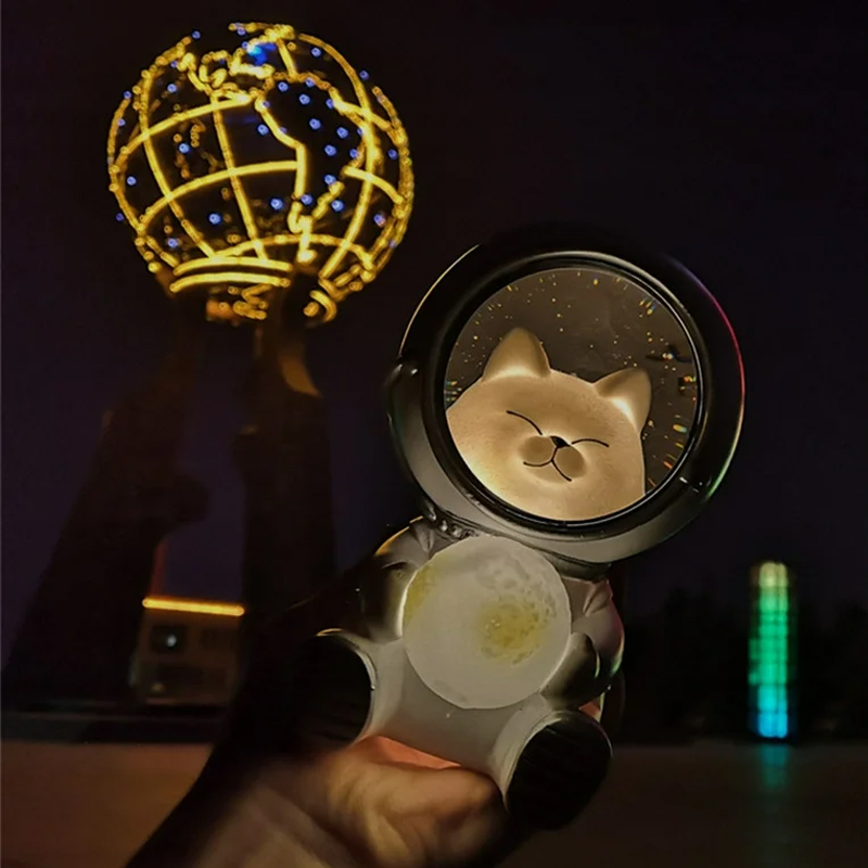 Lampara Luz Nocturna Animales Astronauta